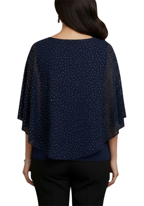 Jacket with rhinestone cape FRANK LYMAN |  | 268194302